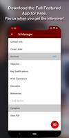 Resume Star - PDF CV Maker App تصوير الشاشة 1