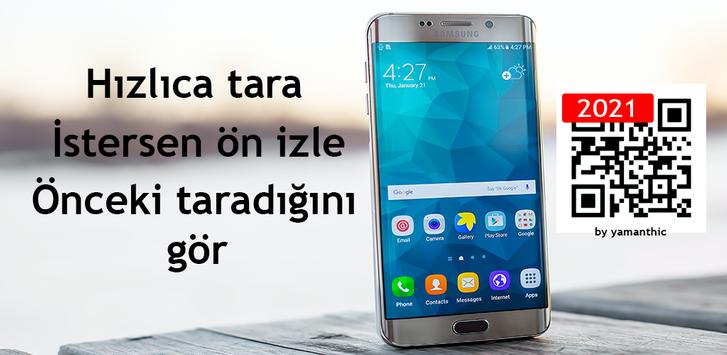 android icin qr kod okuyucu ve tarayici
