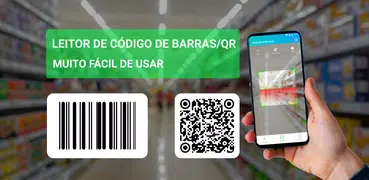 Leitor de código de barras/QR