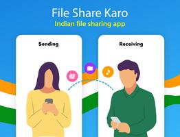 SHAREkaro: File Sharing App Affiche