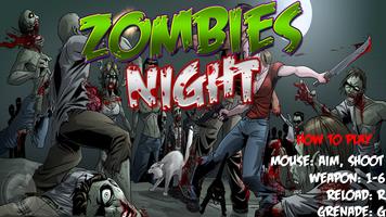 Zombies Night Shooting capture d'écran 1