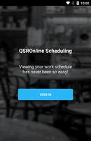 QSROnline Scheduling Cartaz