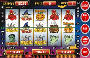 Slot Machine Halloween Lite ảnh chụp màn hình 1