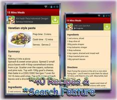 15 Minutes Meals Recipes Easy captura de pantalla 2