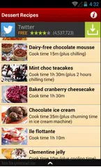 Descargar APK de Dessert Recipes