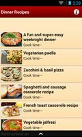 Dinner Recipes syot layar 2