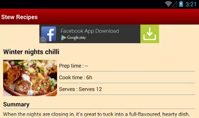 Descargar APK de Stew Recipes Free