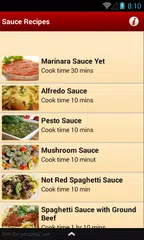 Descargar APK de Sauce Recipes Free