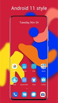 Cool R Launcher, launcher for Android™ 11 UI theme 海报