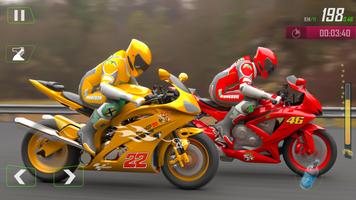 オフラインのバイクレーシングゲーム ポスター