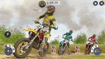 Dirt Bike Trial Motor Cross 3d poster