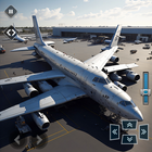 Simulateur de vol d'avion réel icône
