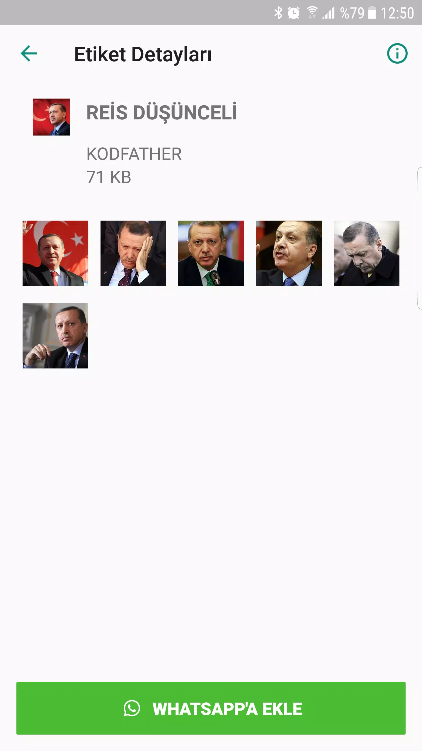 Android İndirme için Recep Tayyip Erdoğan Whatsapp Çıkartmaları APK