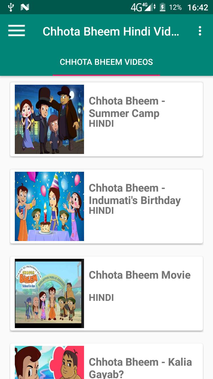 Hindi Cartoons - Chhota Bheem Videos APK for Android Download Hindi Cartoons - Chhota Bheem Videos APK for Android Download