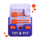 RTF Reader Text Reader App icon