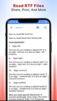 RTF: RTF Reader - RTF Viewer imagem de tela 2