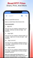 RTF: RTF Reader - RTF Viewer 스크린샷 2