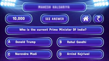 Hindi & English GK Quiz KBC 2020 スクリーンショット 3