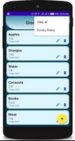 Smart Grocery List ảnh chụp màn hình 1
