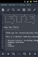 Easy Text Editor Affiche