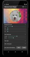 Minimal Clock Widget capture d'écran 2