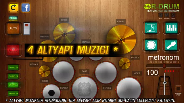 Screenshot 4 for R-DRUM HD Bateri Çal