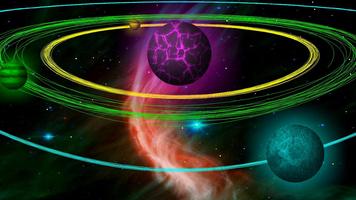 پوستر Space & Gravity Simulator Pro: 3D Galaxy Orbit