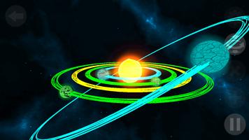 Space & Gravity Simulator Pro: 3D Galaxy Orbit Screenshot 2