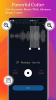 Music Cutter Создатель рингтонов - MP3 Cutter скриншот 1