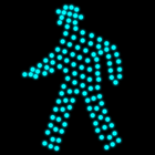 Pedestrian signal ikon