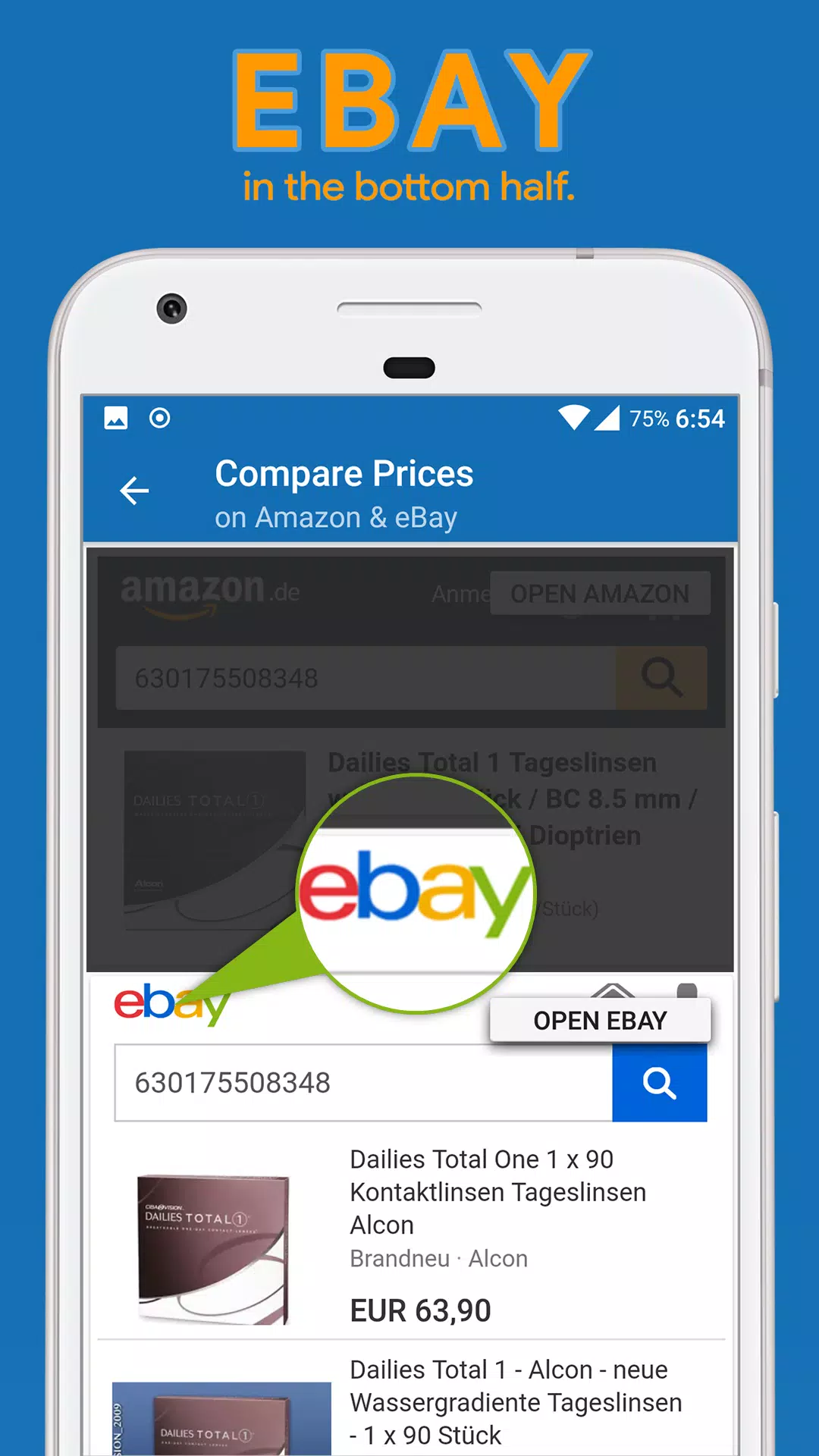Confronto Amazon e eBay APK per Android Download