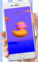 Rubber Band Cutting Satisfaction New Game captura de pantalla 1