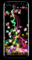 Magic glow Flowers Live Wall Cartaz