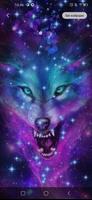 Glitter Wolf Live Wallpapers Affiche