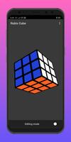 3d Rubix Cube Affiche