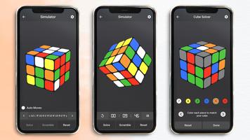 AZ Rubik's cube solver постер