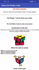 How To Solve a Rubik's Cube 2x APK download