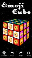 Emoji Cube Puzzle 3D Affiche