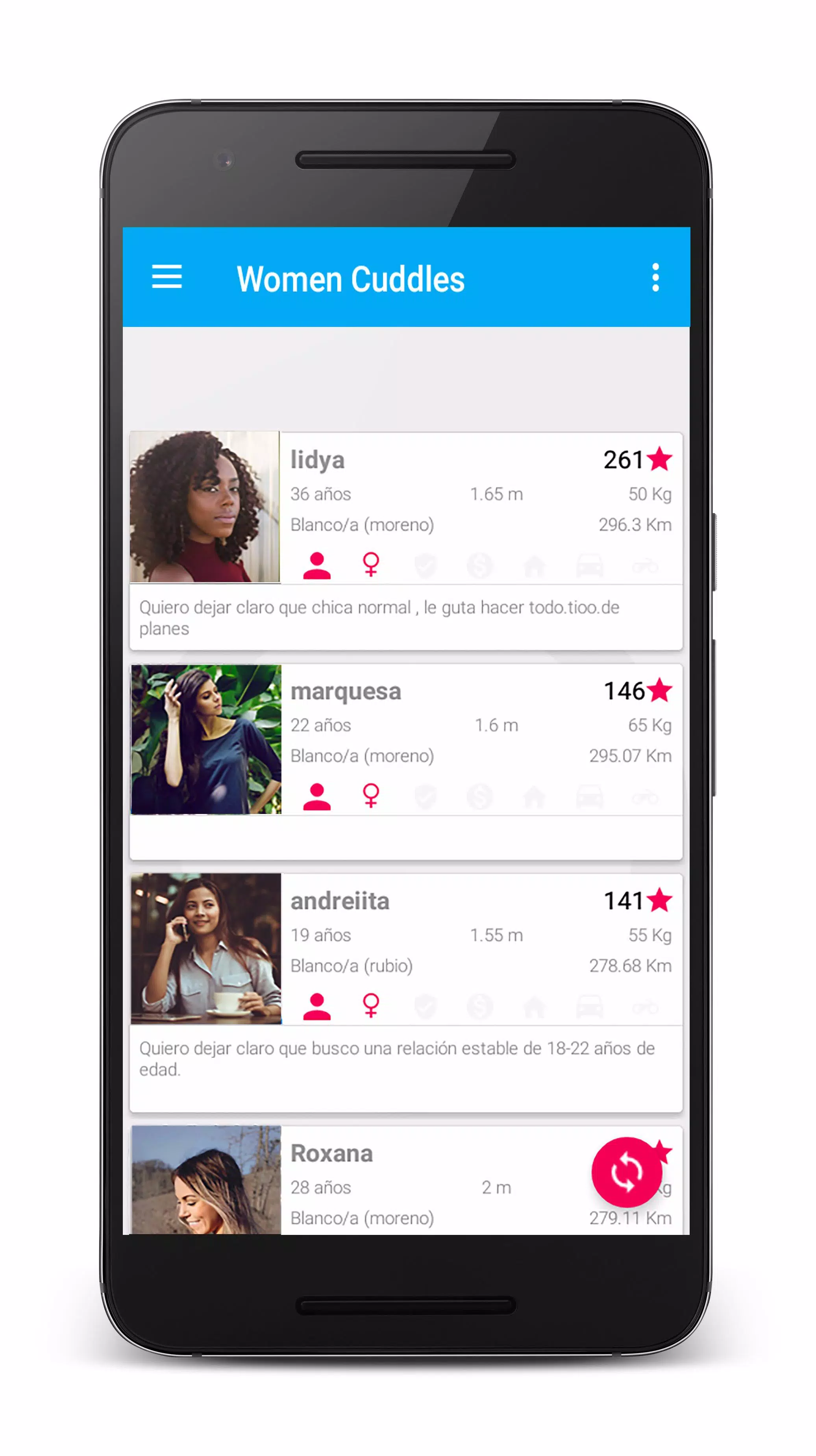 Descarga de APK de Busca Mujeres - Chat con mujeres sexys y guapas para  Android