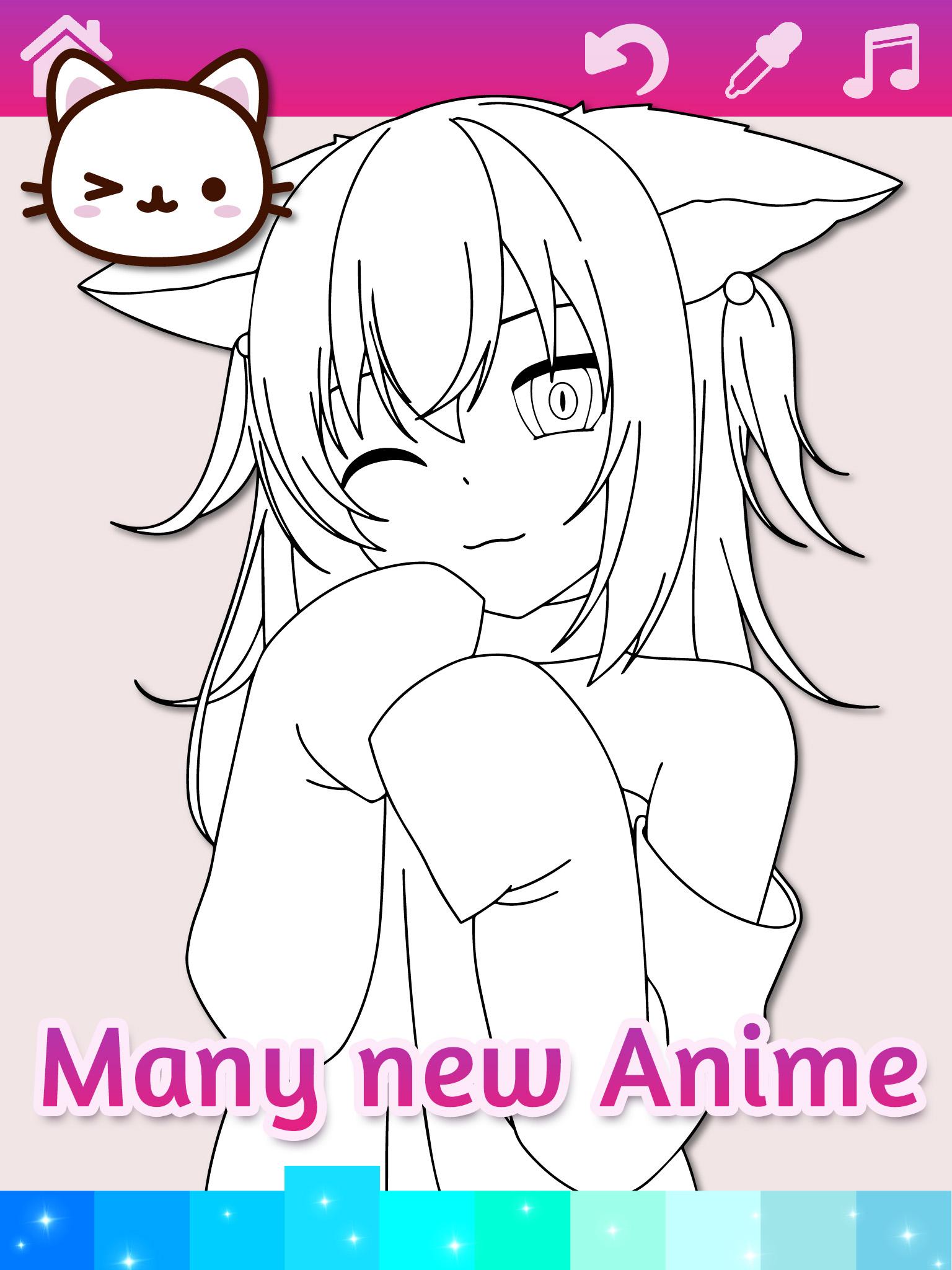 Anime Manga Coloring Pages with Animated Effects APK 4.5 for Android