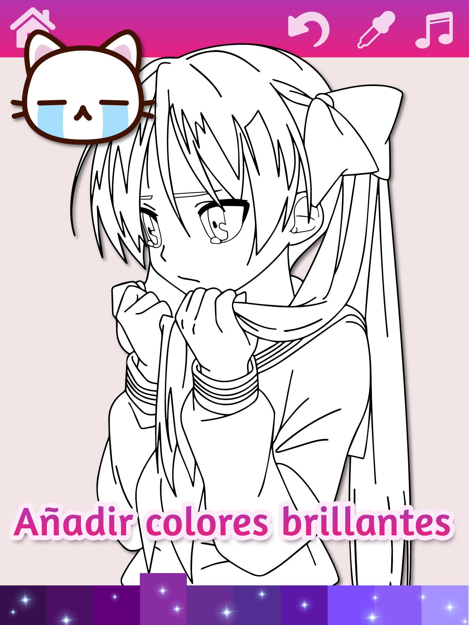 Dibujos Para Colorear Anime Manga Efectos Animados For Android