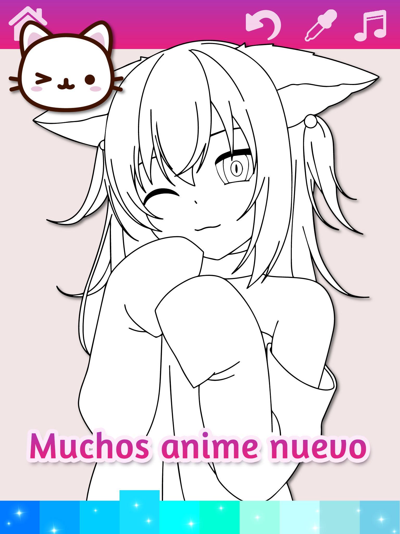 Dibujos Para Colorear Anime Manga Efectos Animados For Android Apk Download - imagenes de roblox para colorear chicas