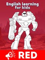 Robots Coloring Pages with Ani Affiche