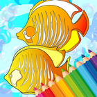 Underwater World Coloring Book ไอคอน