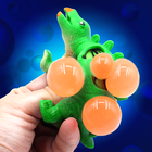 Dinosaur toys: squishy stress balls DIY simulator-icoon
