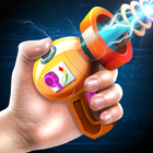 Space laser weapons blaster simulator icon
