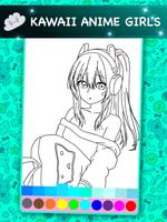 Kawaii - Anime Animated Coloring Book capture d'écran 1