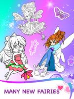Magic Fairy Coloring Book for  Affiche