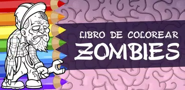 Dibujos para colorear zombis c