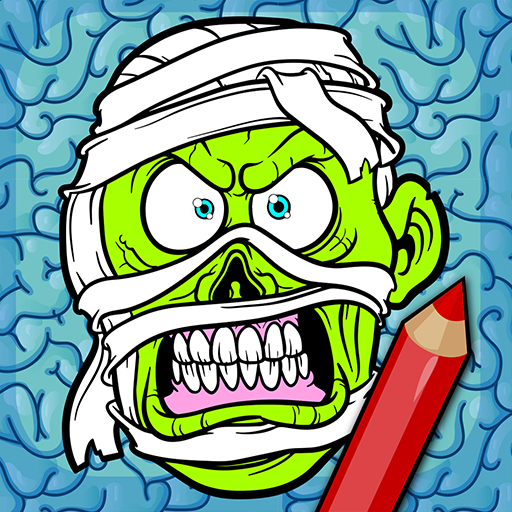 Zombie Coloring Pages with Ani